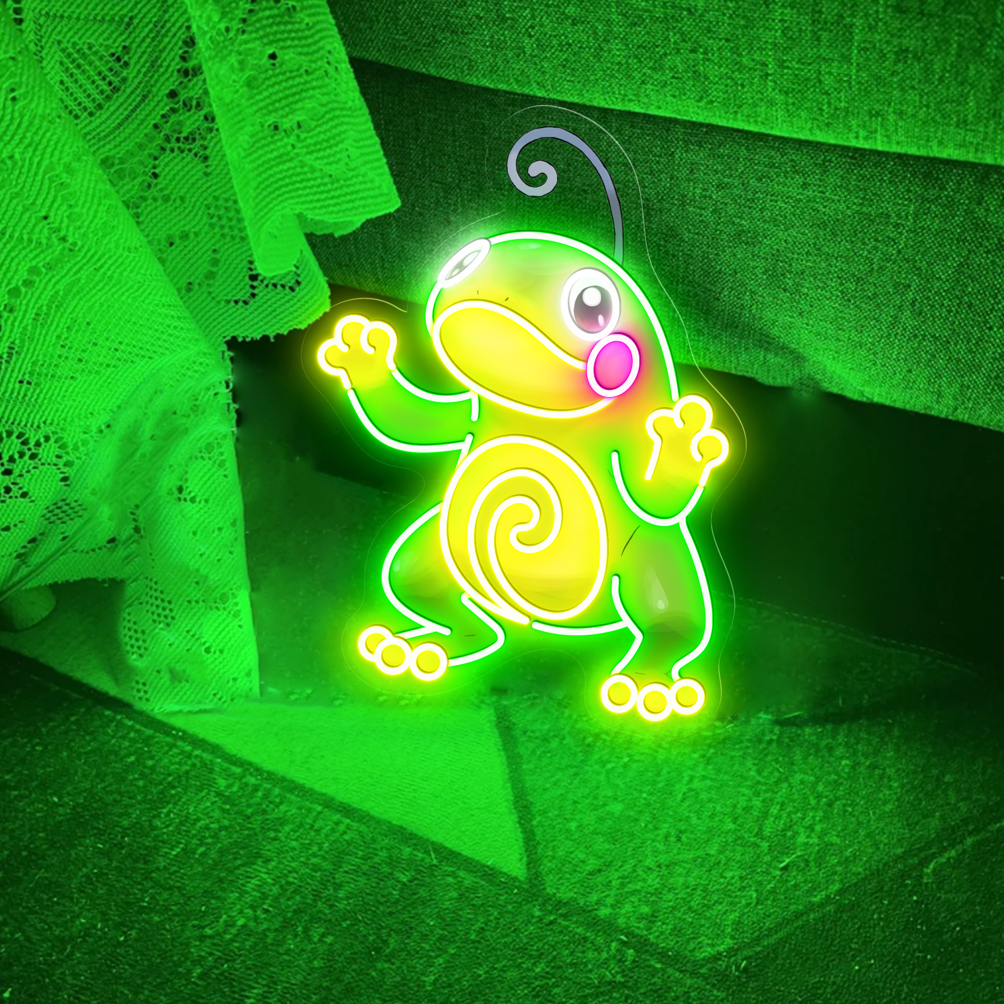 Politoed Pokemon UV Sign