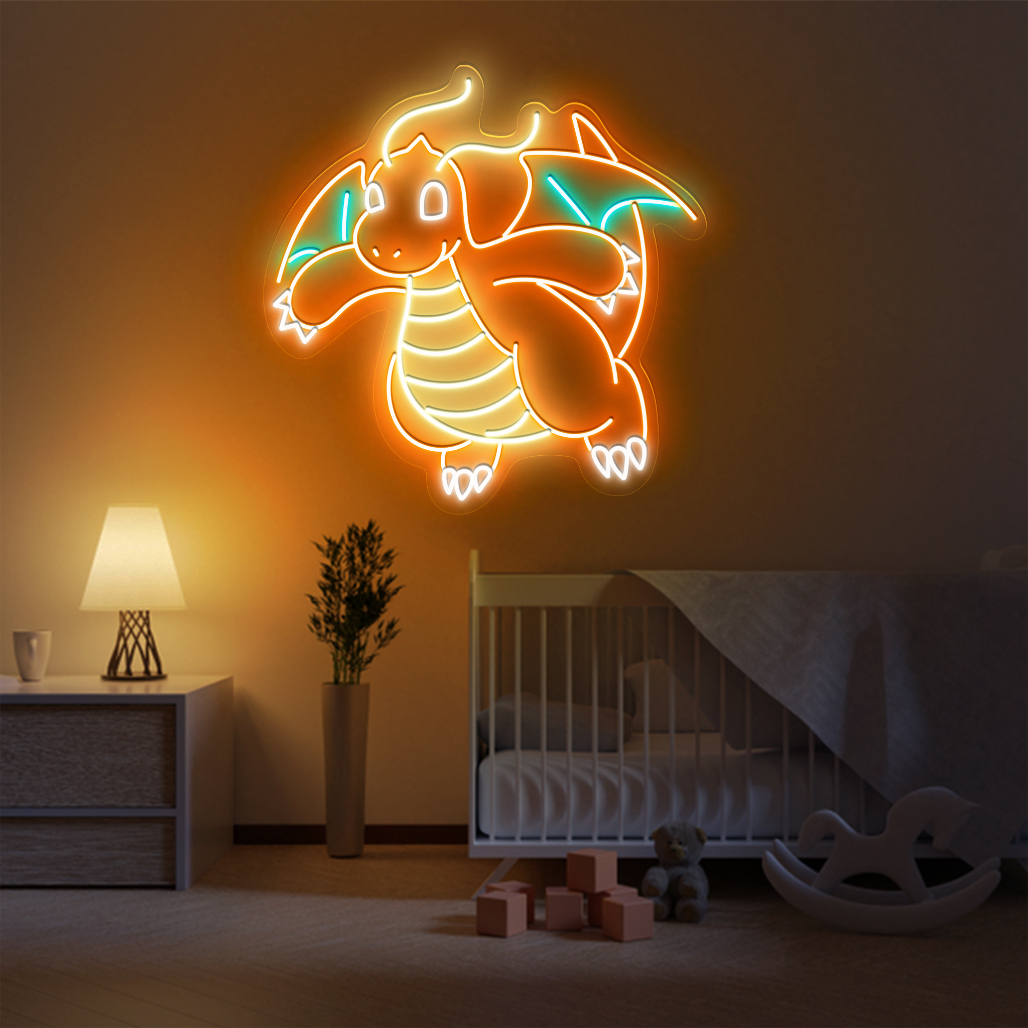 Pokemon Dragonite Neon Sign
