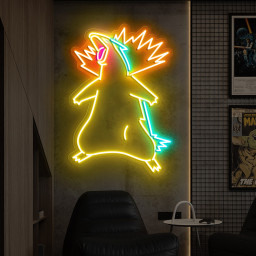 Pokemon Typhlosion Neon Sign
