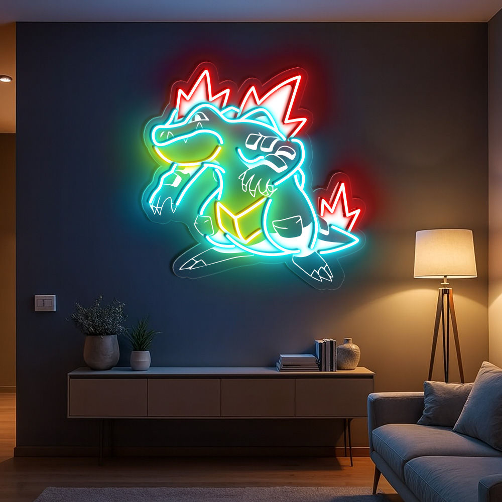 Pokemon Feraligatr Laser Signs