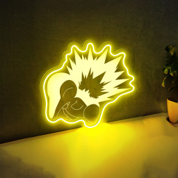 Cyndaquil Pokemon Laser Sign
