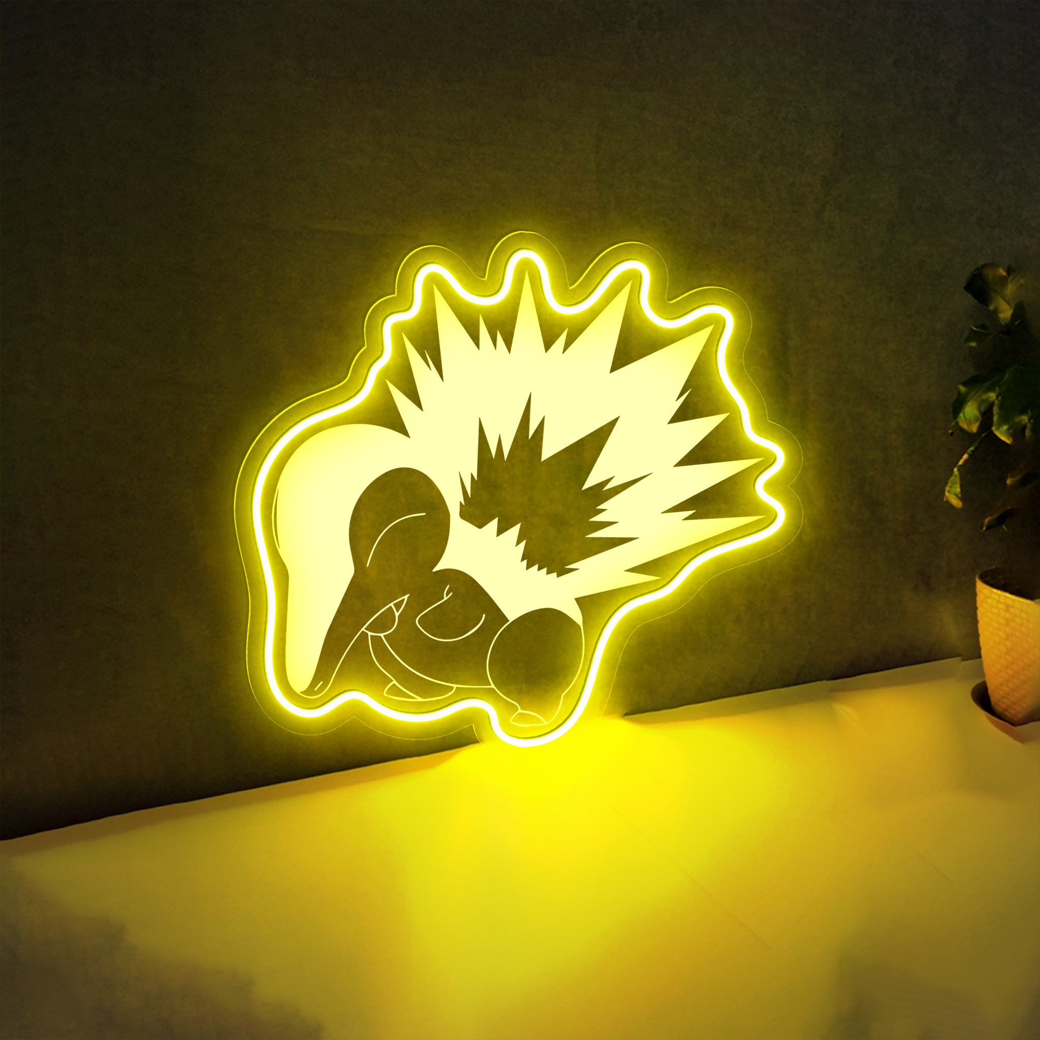 Cyndaquil Pokemon Laser Sign