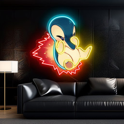 Cyndaquil Pokemon UV Signs