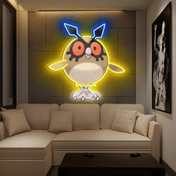 Pokemon Hoothoot UV Sign