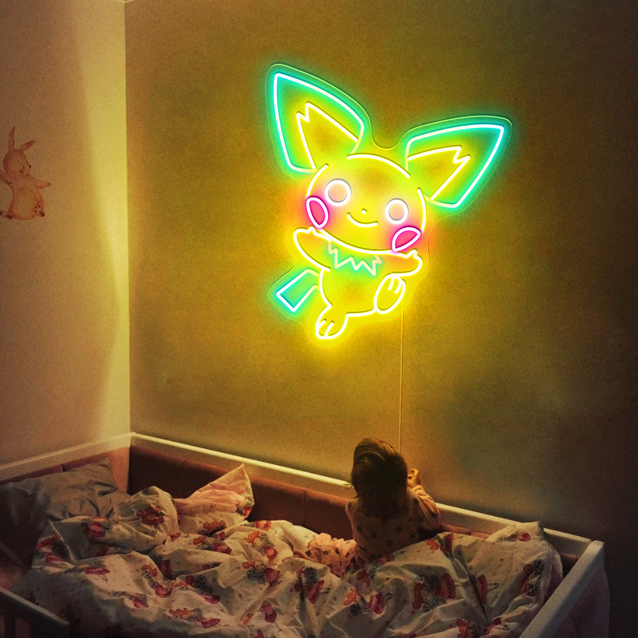 Pokemon Pichu Neon Sign