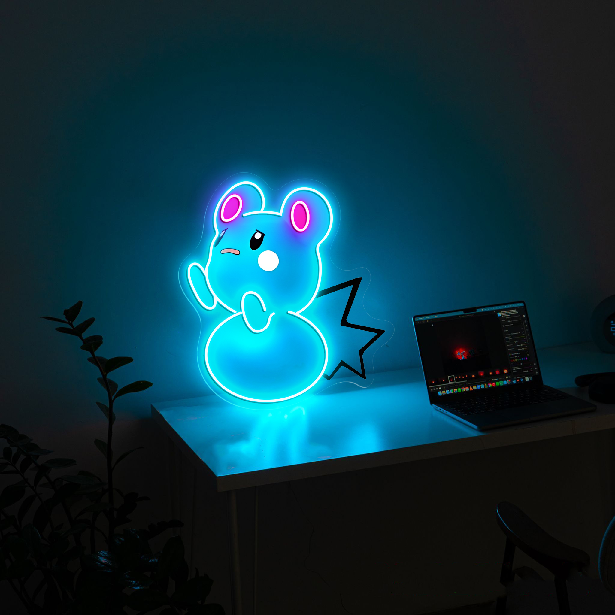 Pokemon Marill UV Sign