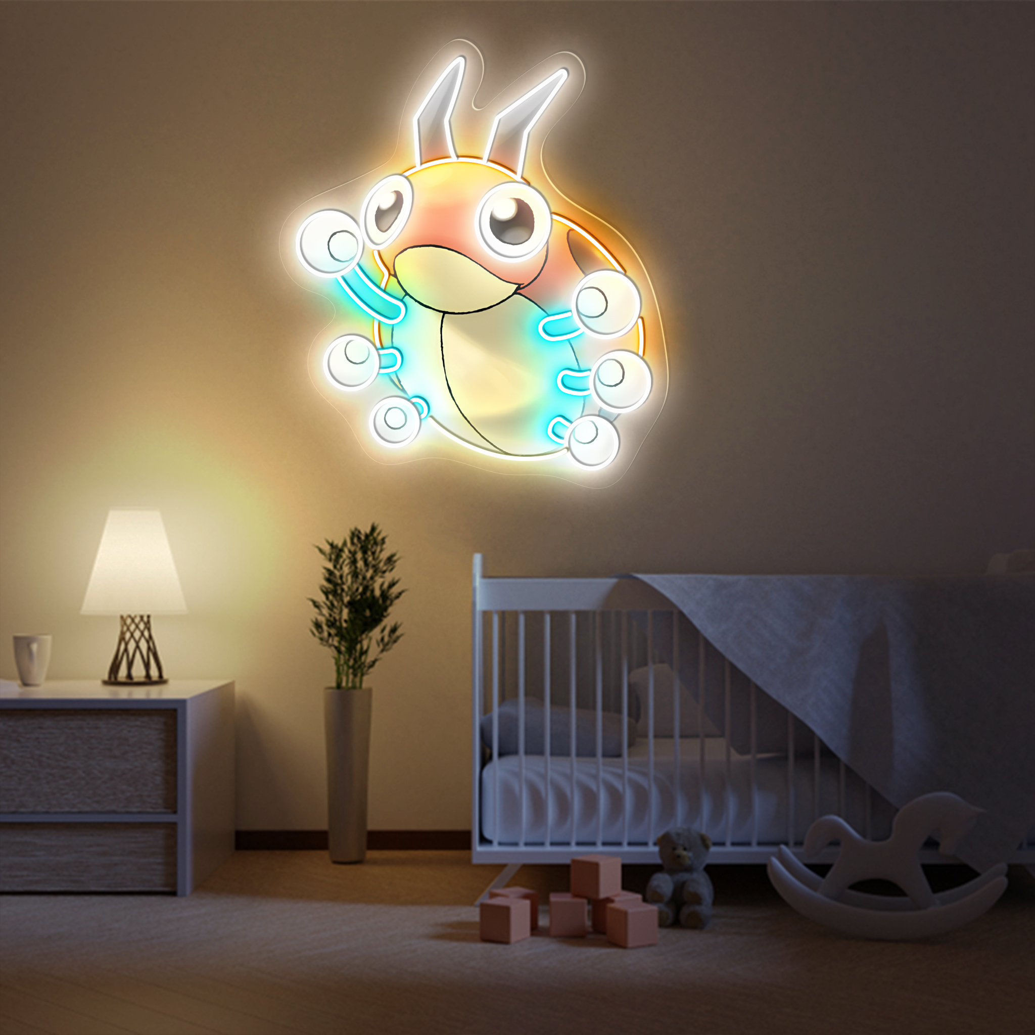 Pokemon Ledyba UV Sign