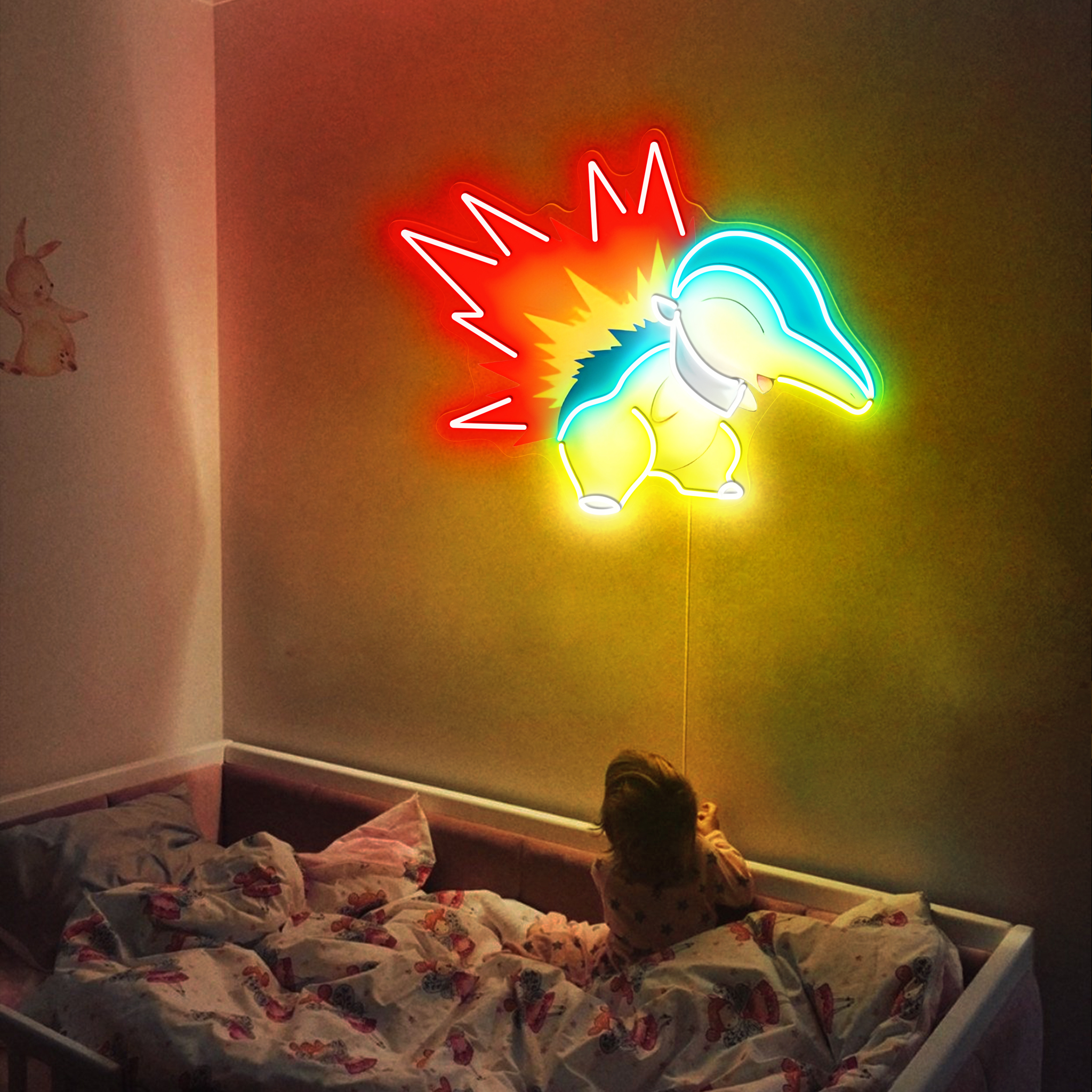 Pokemon Cyndaquil Laser Signs