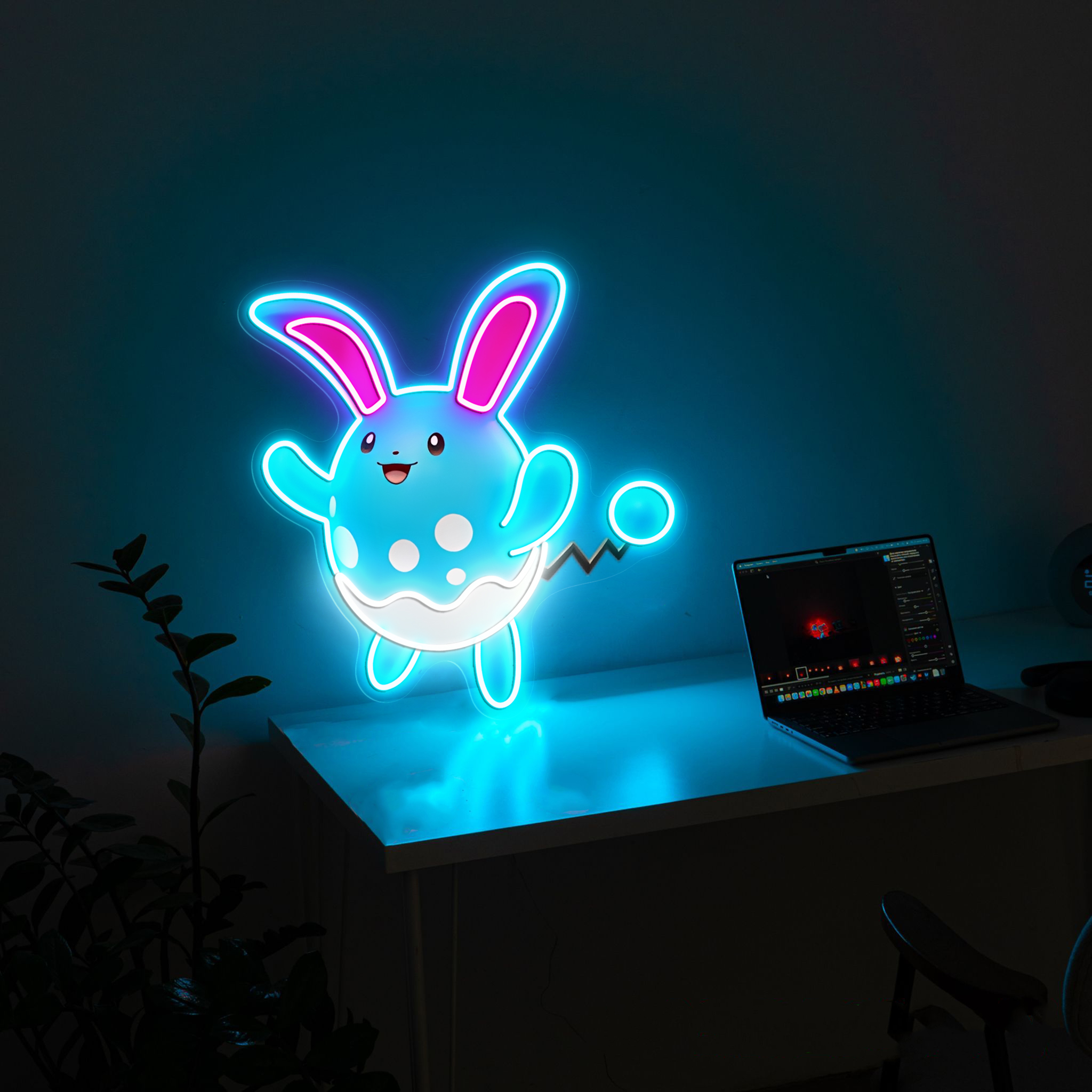 Pokemon Azumarill UV Signs