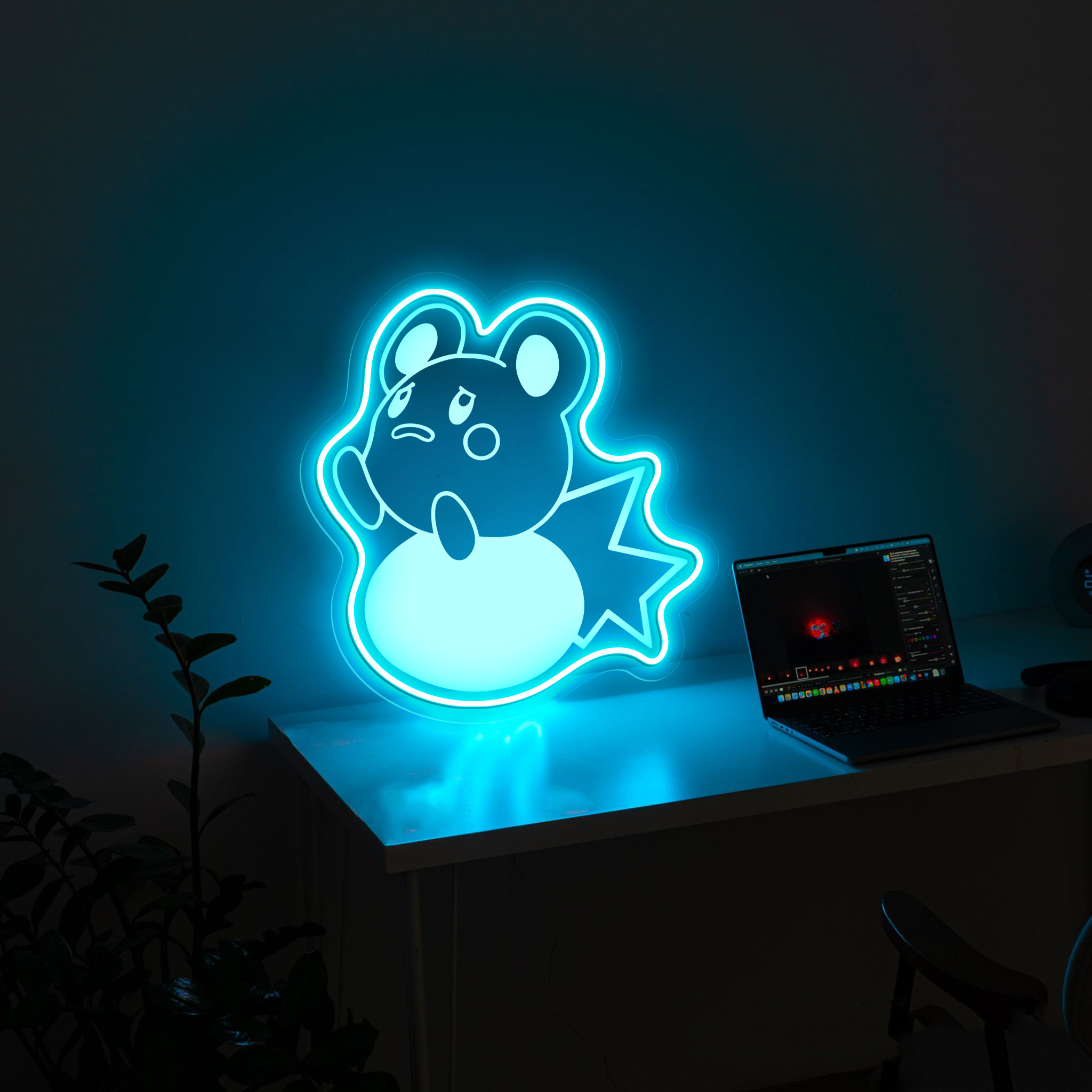 Pokemon Marill Laser Sign