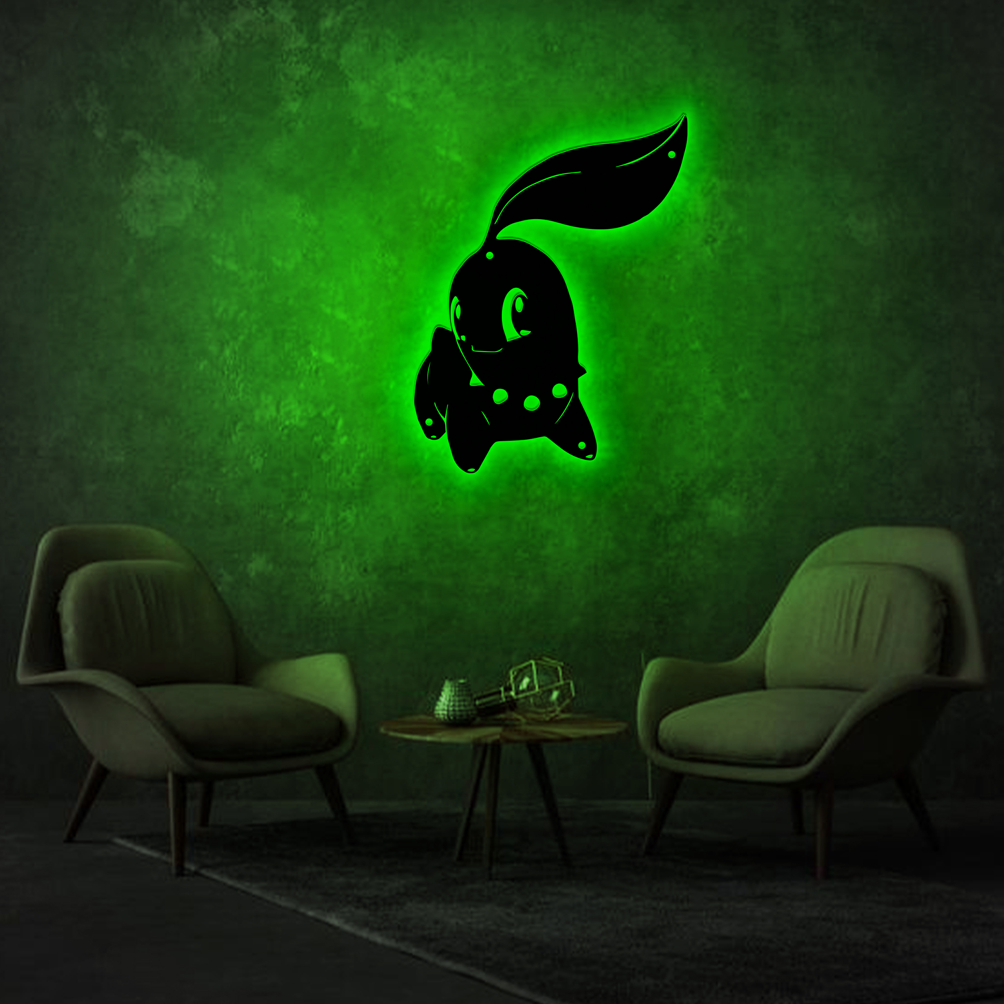 Chikorita Pokemon Metal Signs