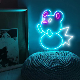 Pokemon Marill Neon Sign
