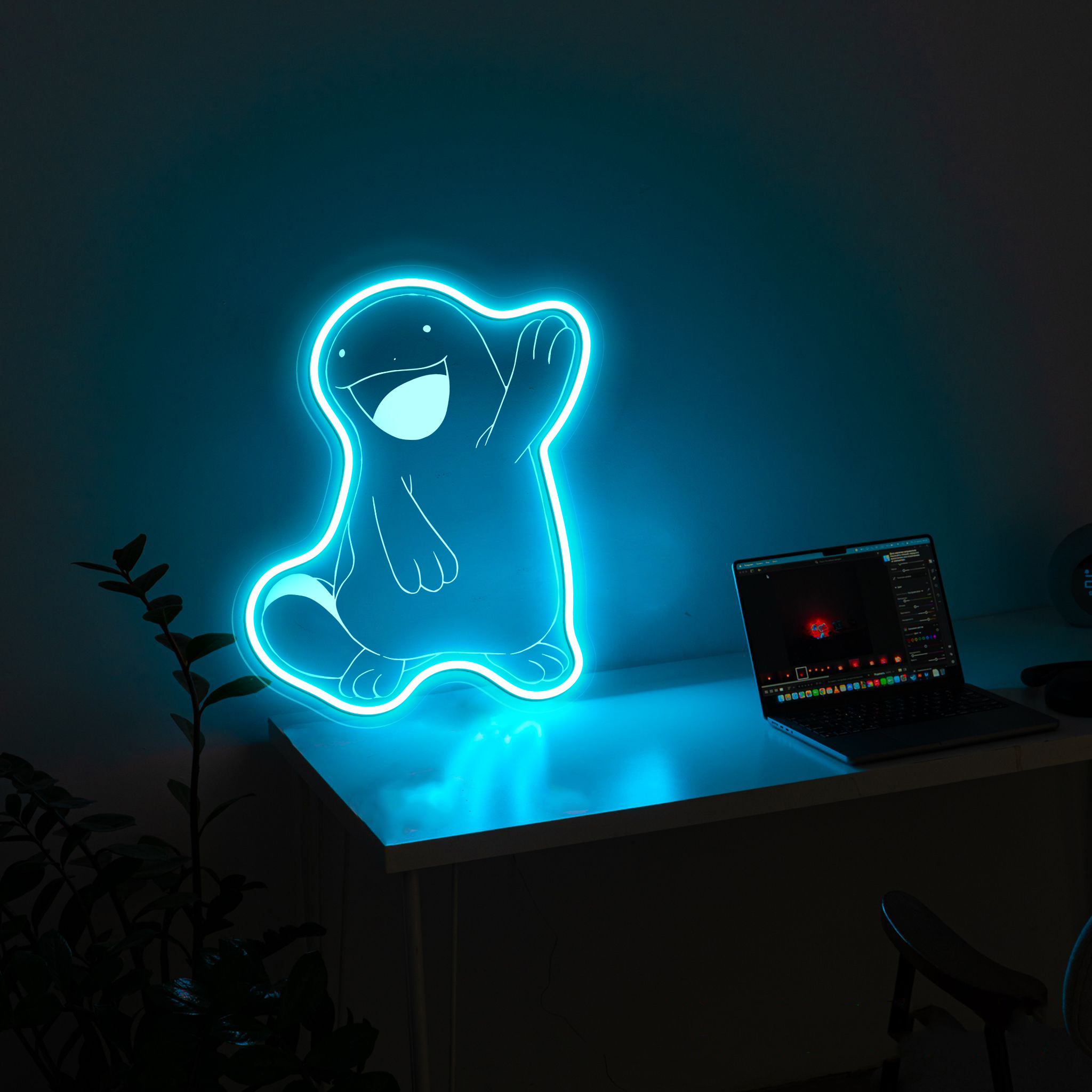 Quagsire Pokemon Laser Sign