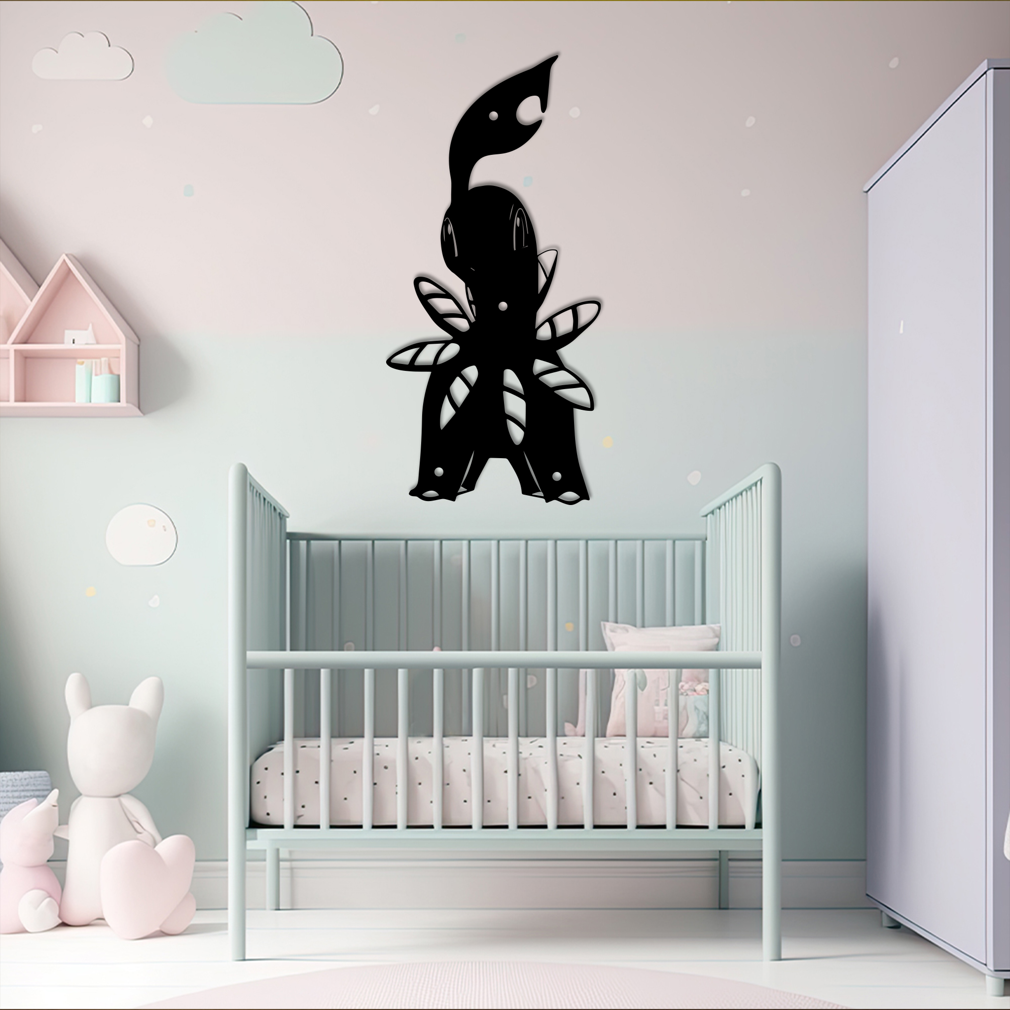 Bayleef Pokemon Metal Sign