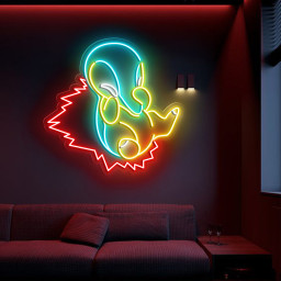 Cyndaquil Pokemon Neon Signs