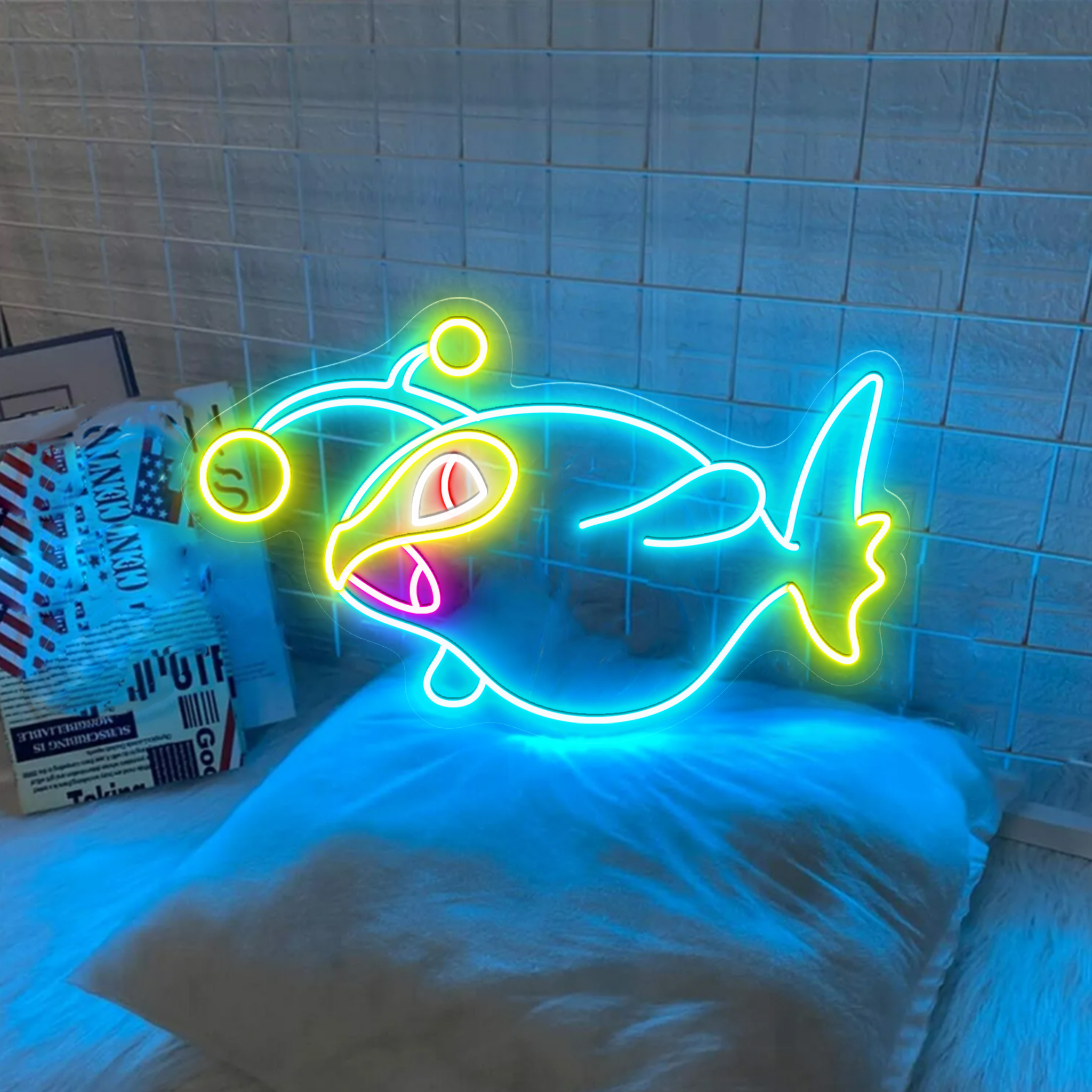 Lanturn Pokemon Neon Signs