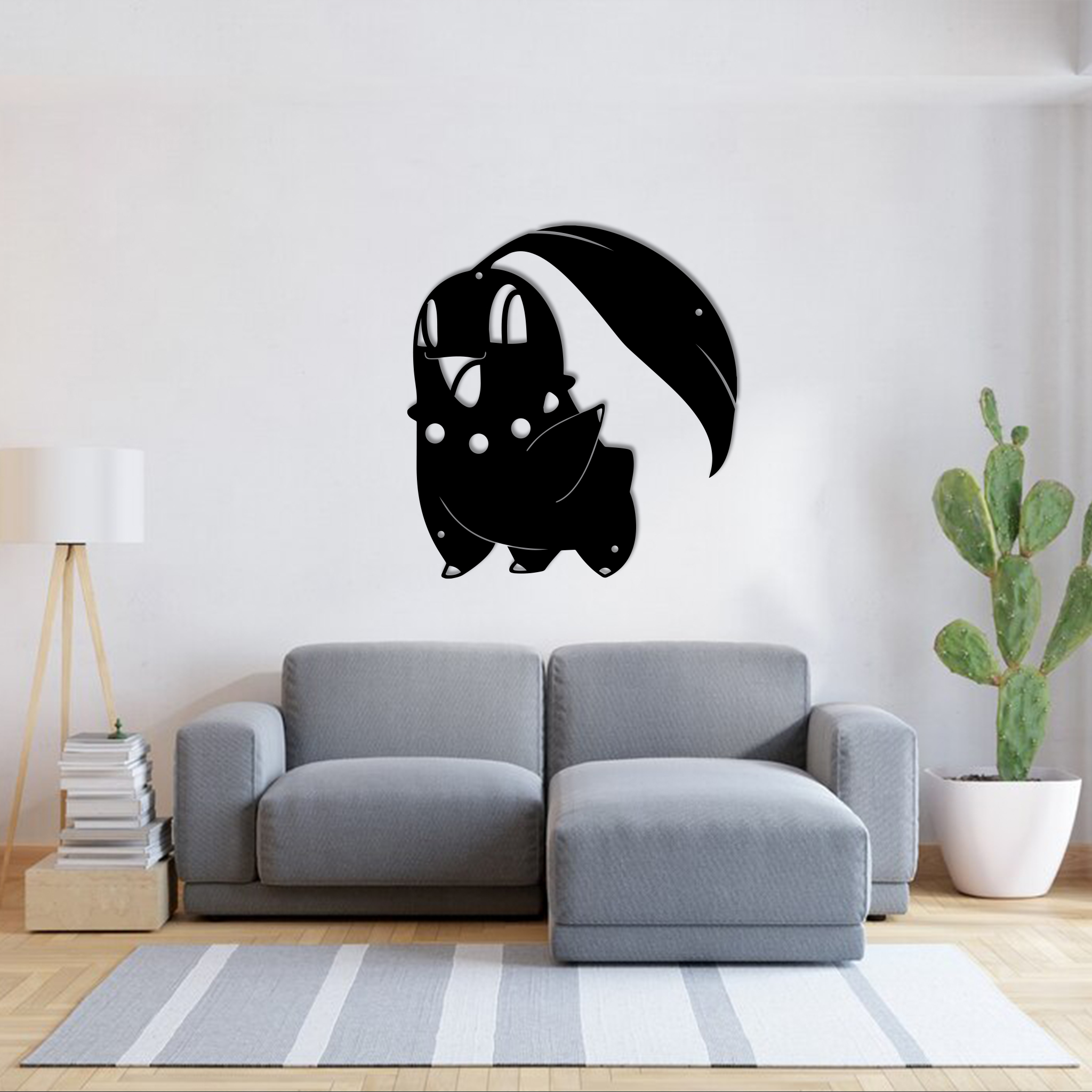 Chikorita Pokemon Metal Sign