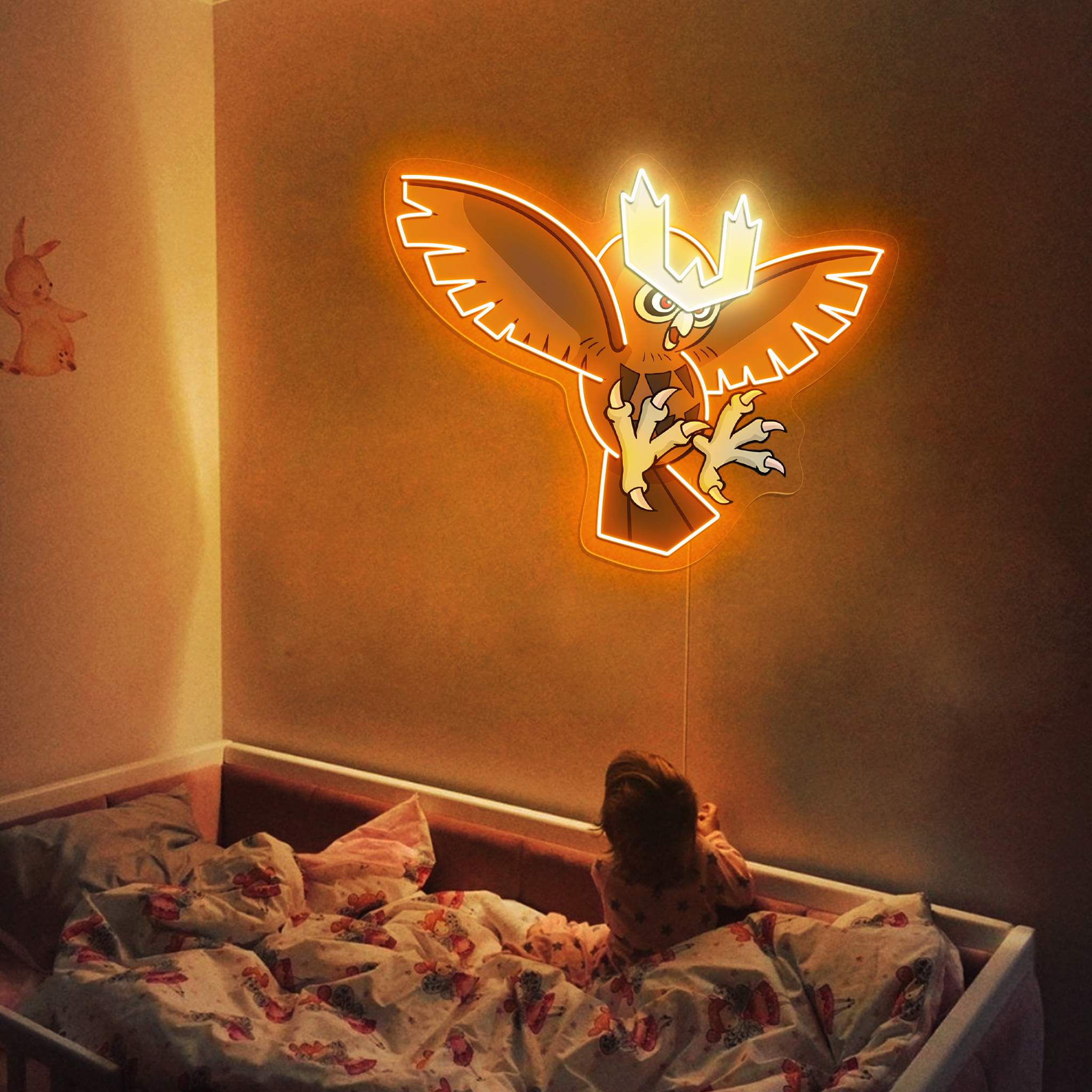 Pokemon Noctowl UV Sign