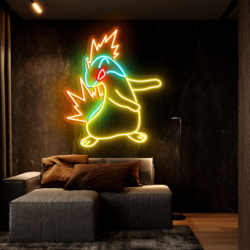 Pokemon Quilava Neon Sign