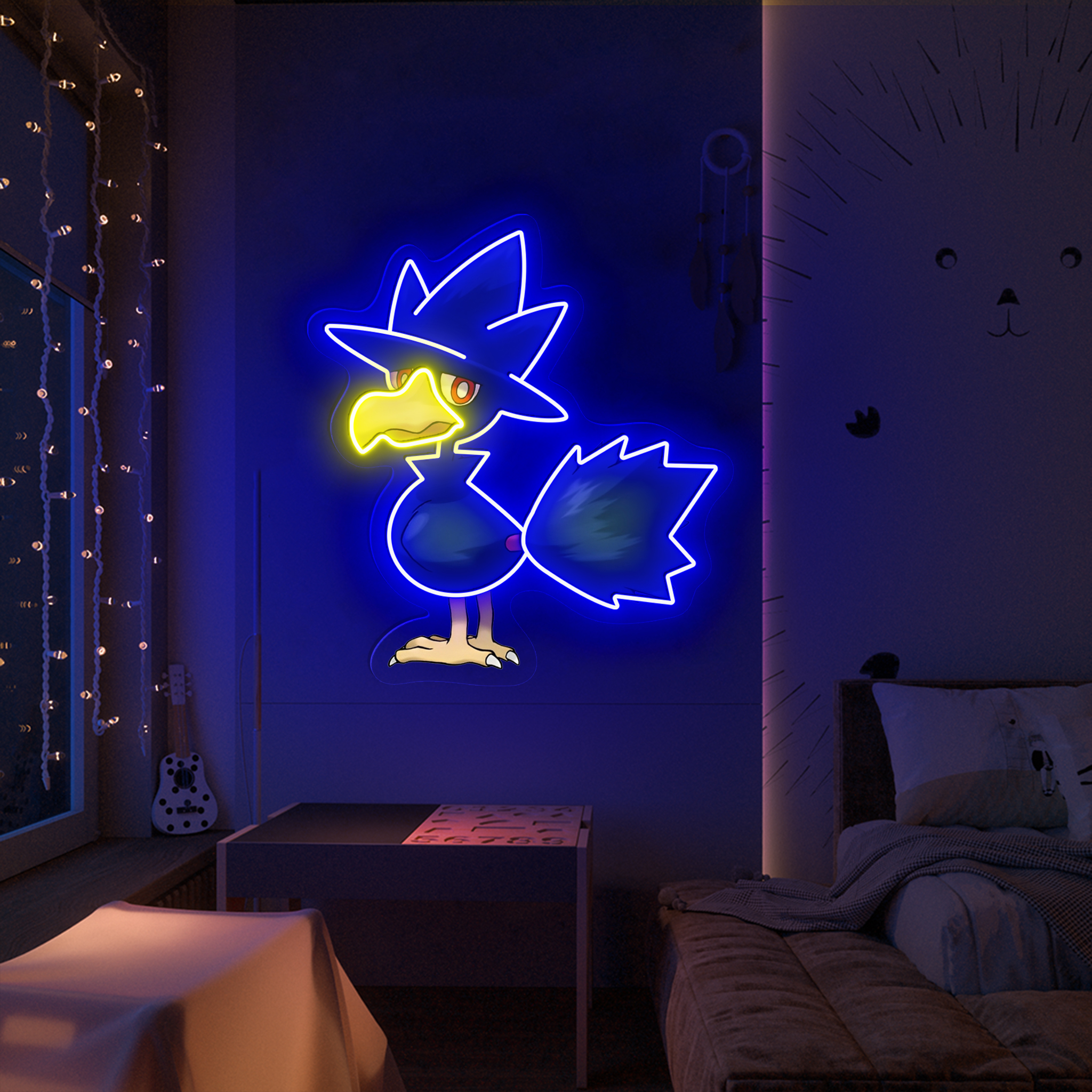 Pokemon Murkrow UV Sign