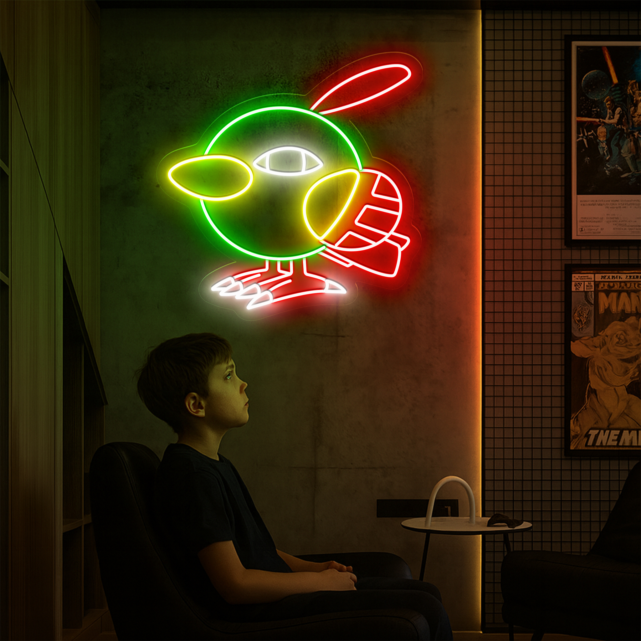 Pokemon Natu Neon Sign
