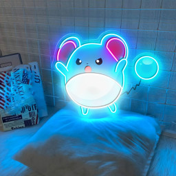 Marill Pokemon UV Sign