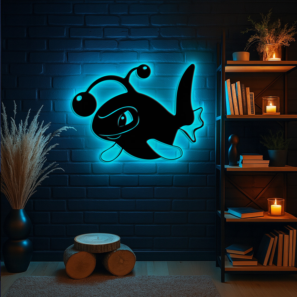 Pokemon Lanturn Metal Sign