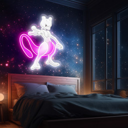 Pokemon Mewtwo UV Signs