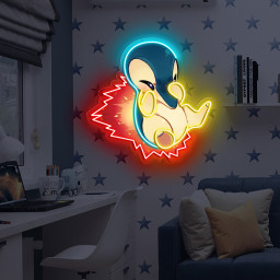 Cyndaquil Pokemon UV Signs