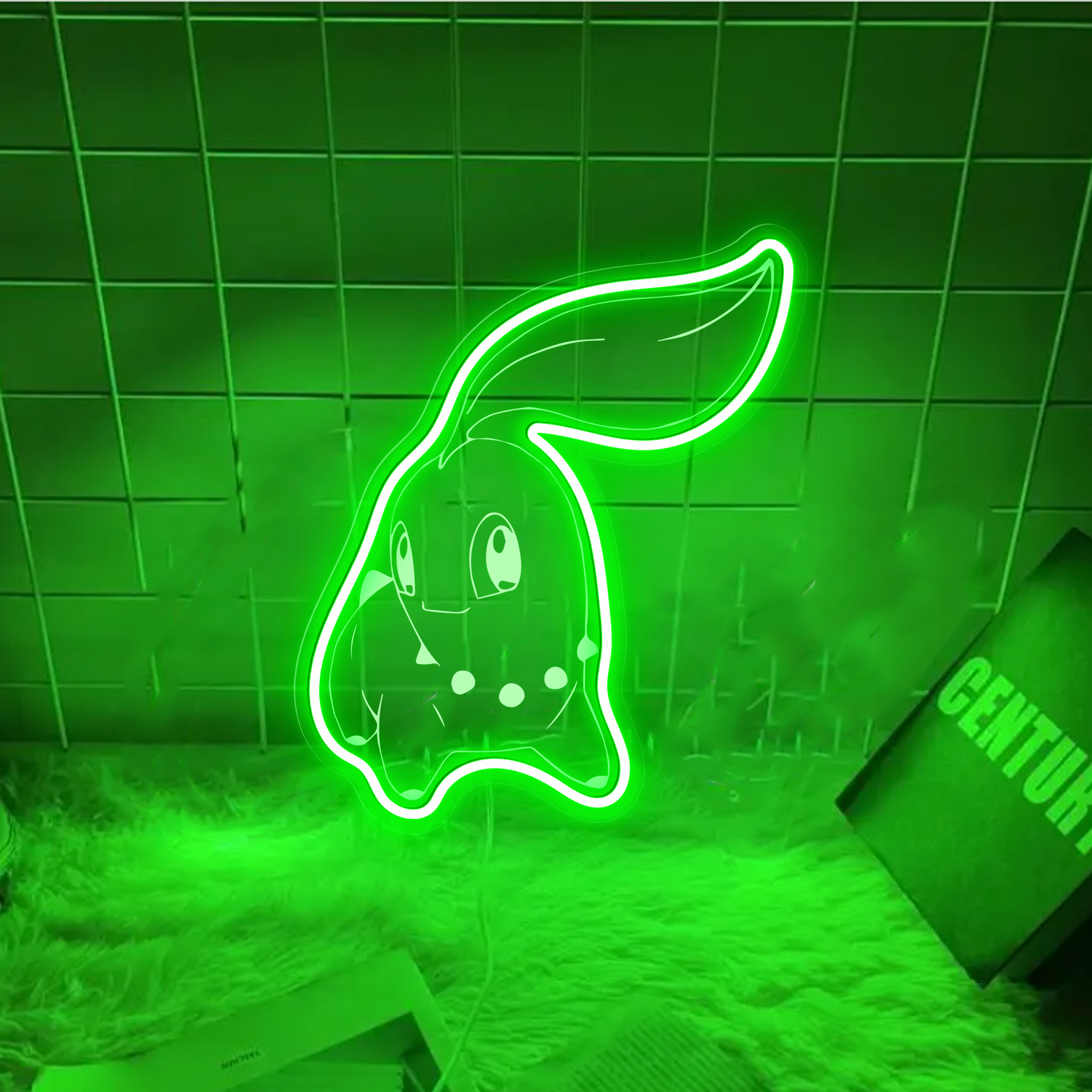 Chikorita Pokemon Laser Signs