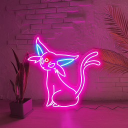 Pokemon Espeon Neon Signs