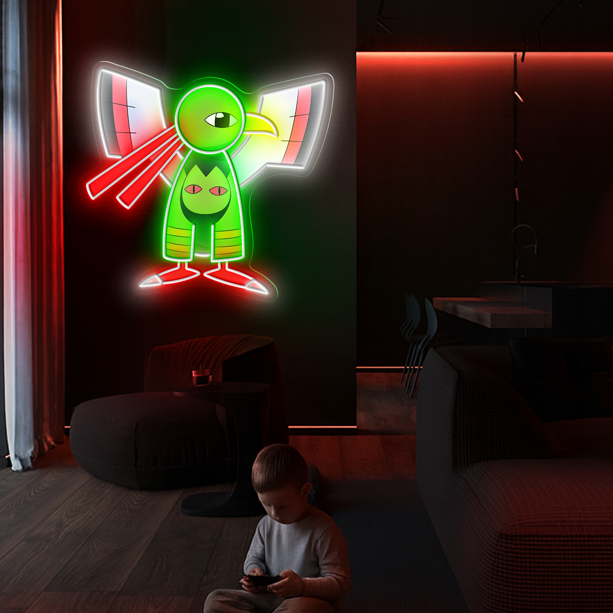 Xatu Pokemon UV Sign