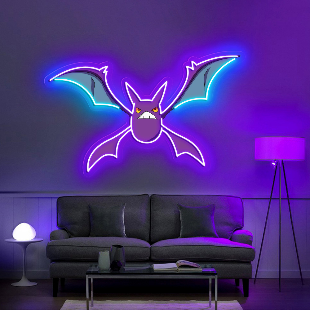 Crobat Pokemon UV Signs