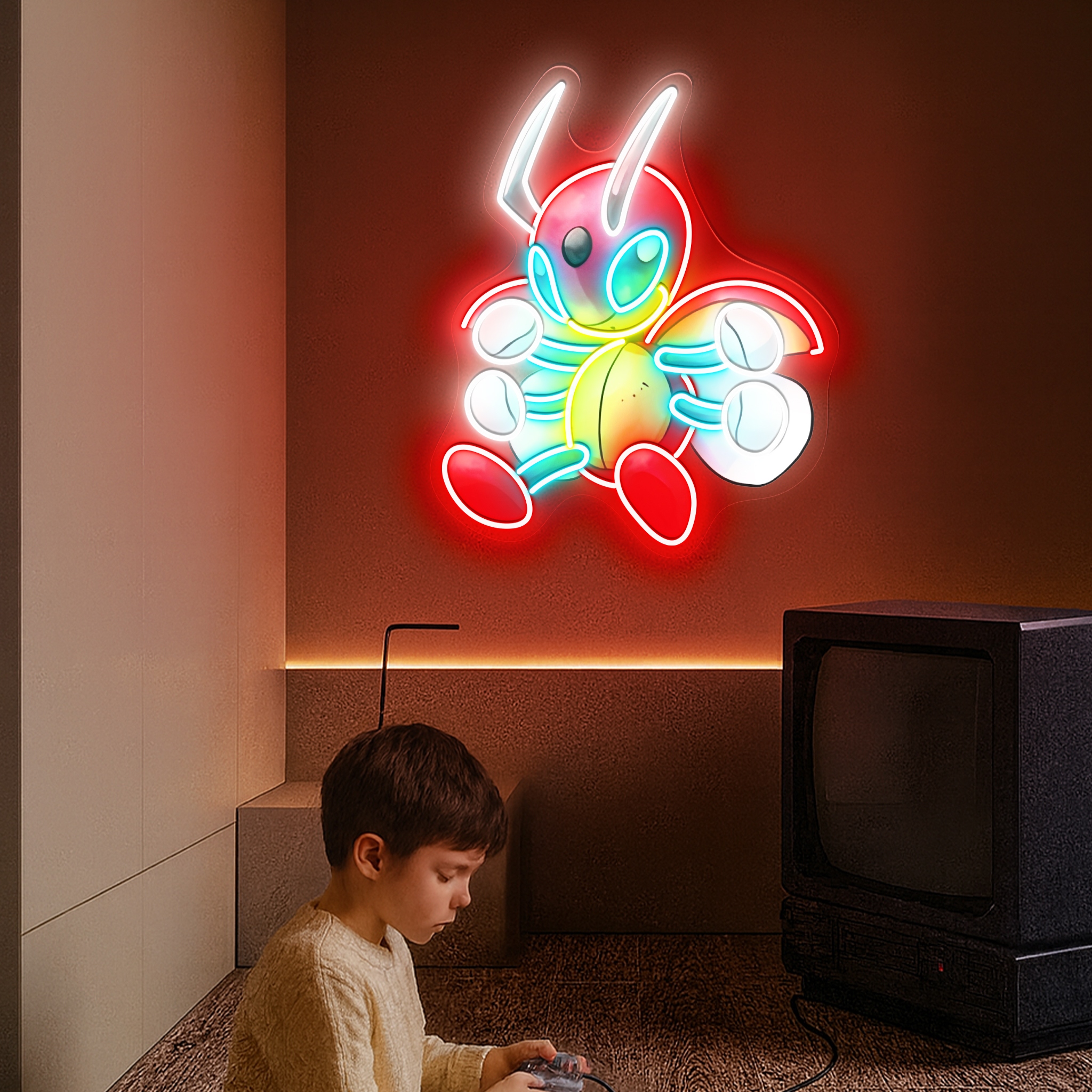 Ledian Pokemon UV Sign