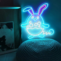 Pokemon Azumarill Neon Sign