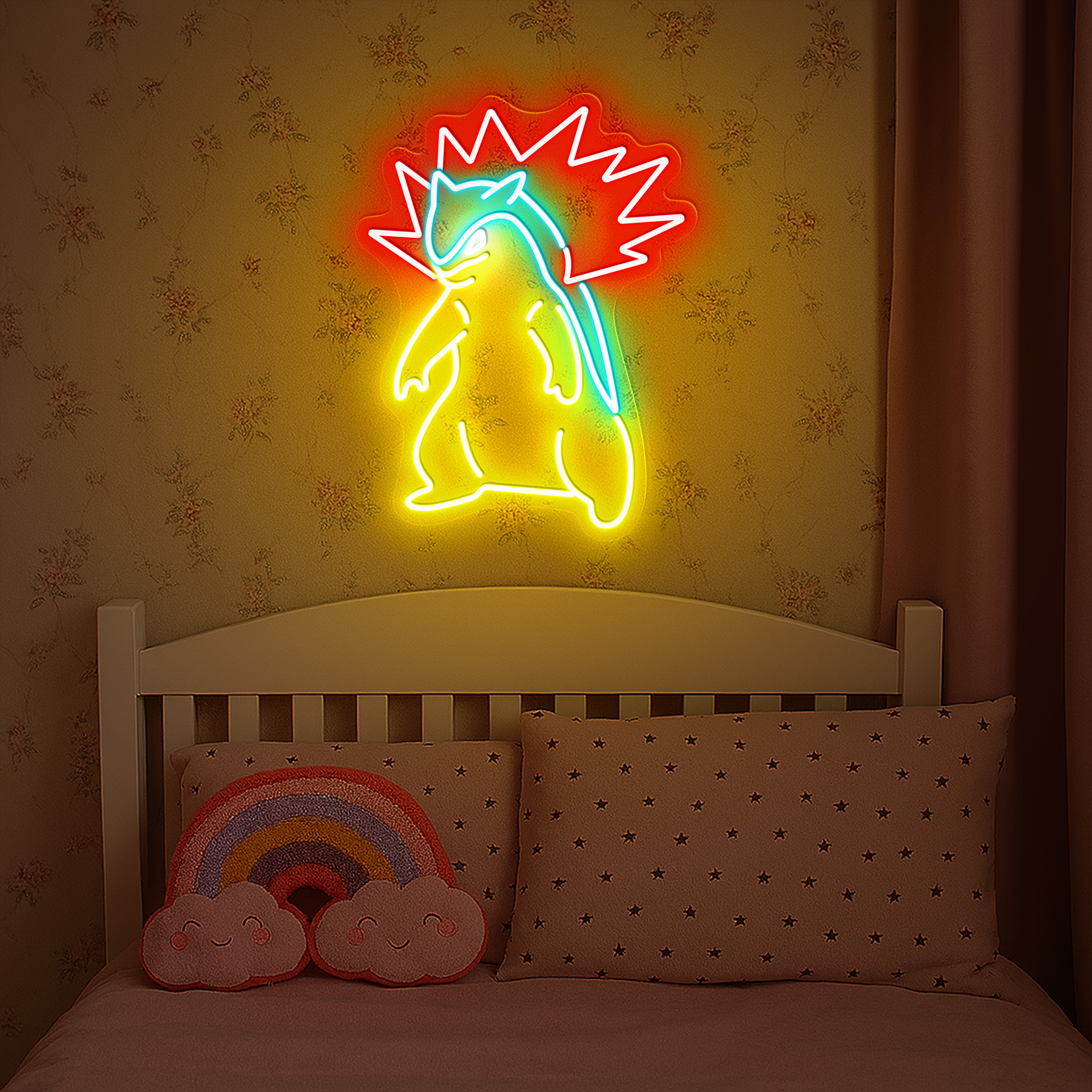 Typhlosion Pokemon Neon Signs