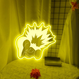 Cyndaquil Pokemon Laser Sign
