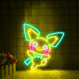 Pokemon Pichu Neon Sign