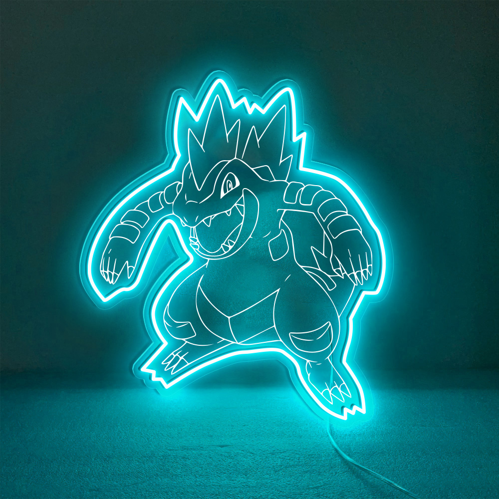 Pokemon Feraligatr Laser Sign