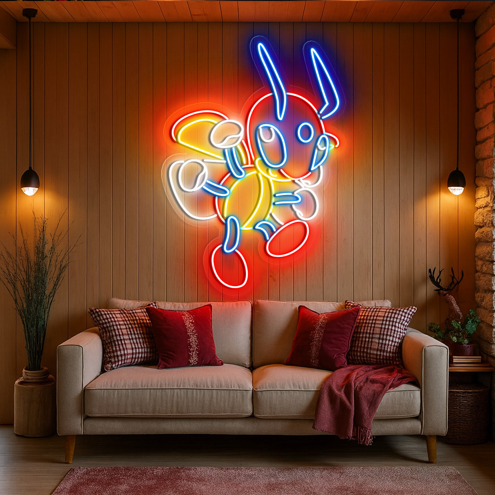 Pokemon Ledian Neon Sign