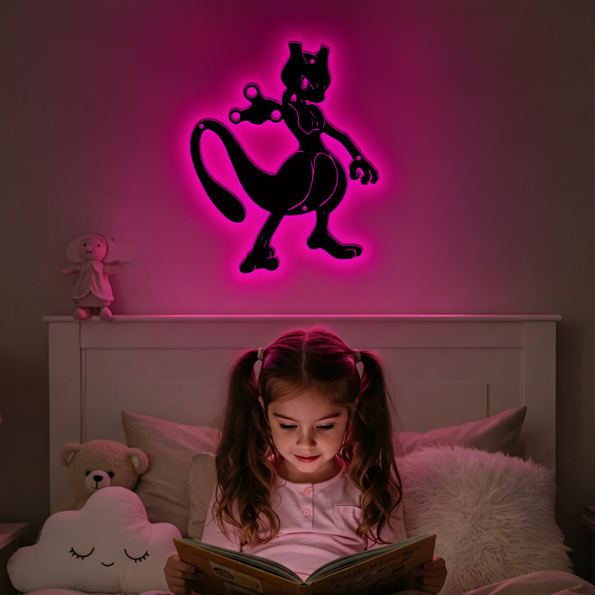 Pokemon Mewtwo Metal Signs