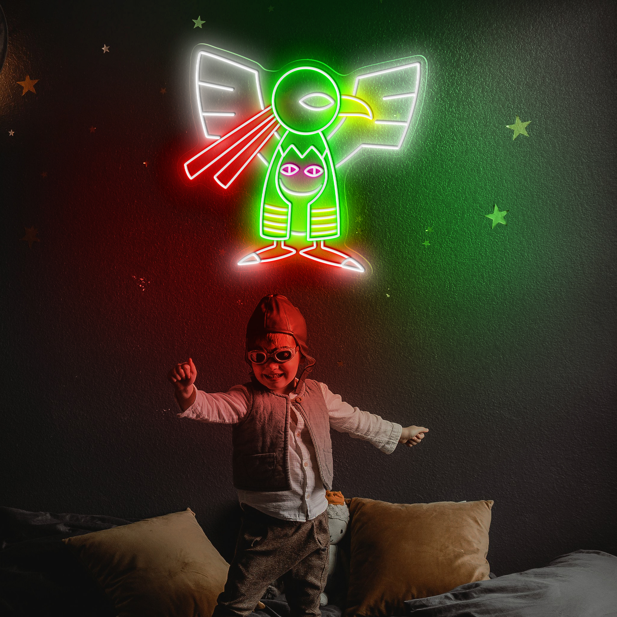 Xatu Pokemon Neon Sign