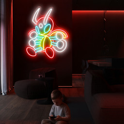 Ledian Pokemon Neon Sign