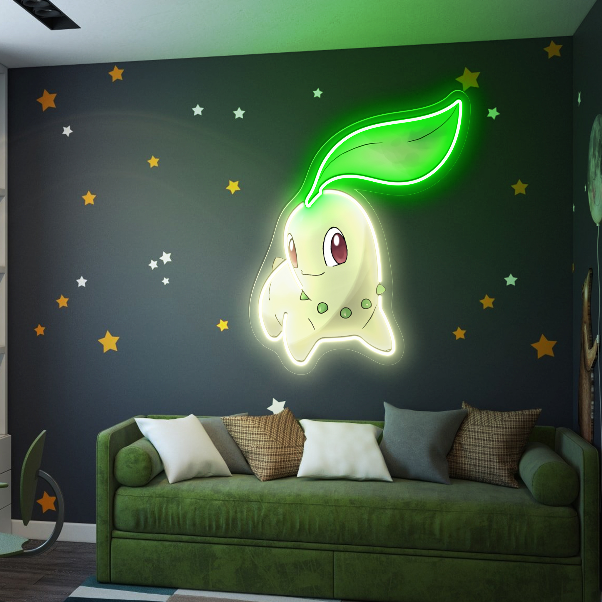 Chikorita Pokemon UV Signs