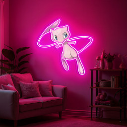 Mew Pokemon UV Signs