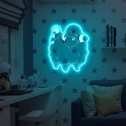 Pokemon Mareep Laser Sign