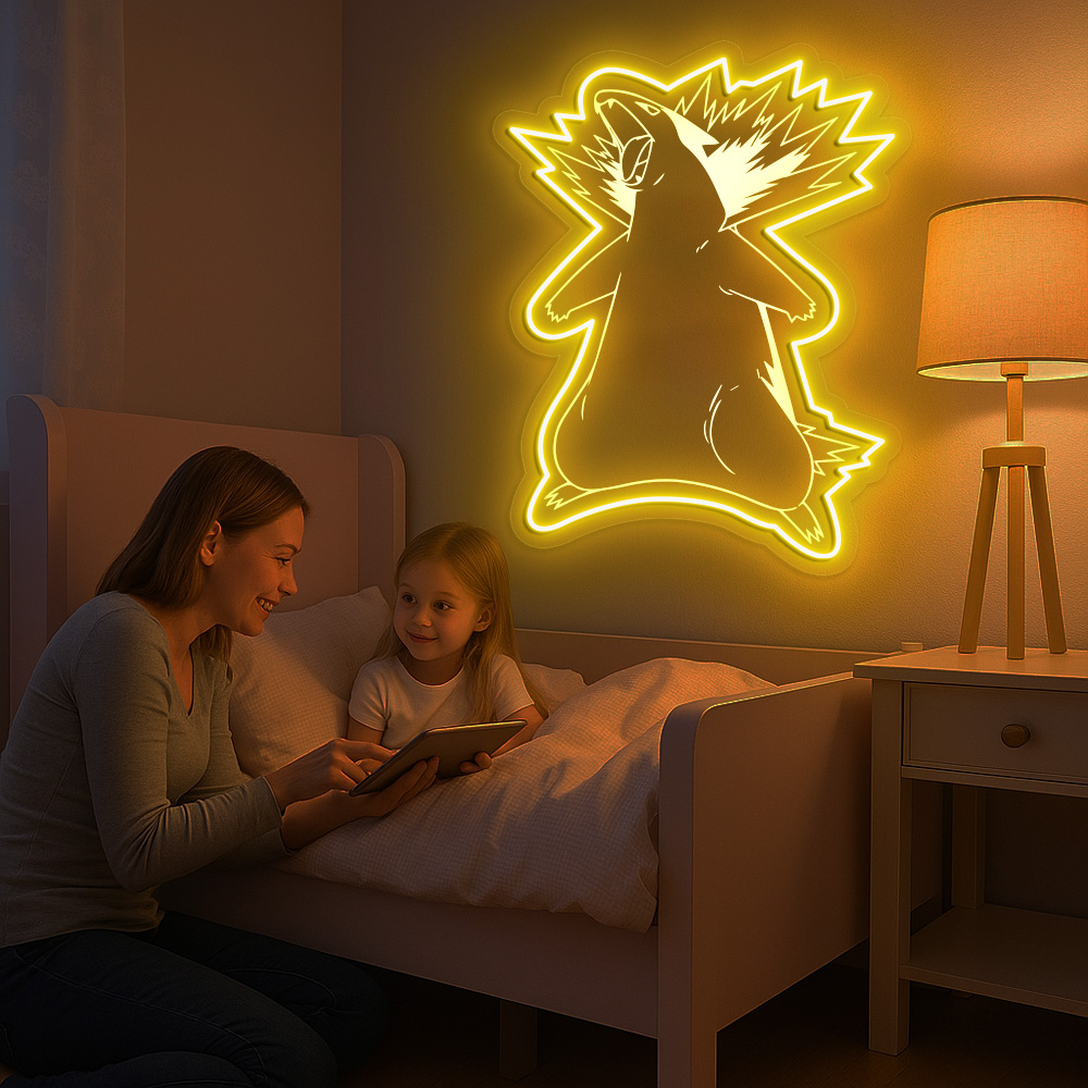 Pokemon Typhlosion Laser Sign
