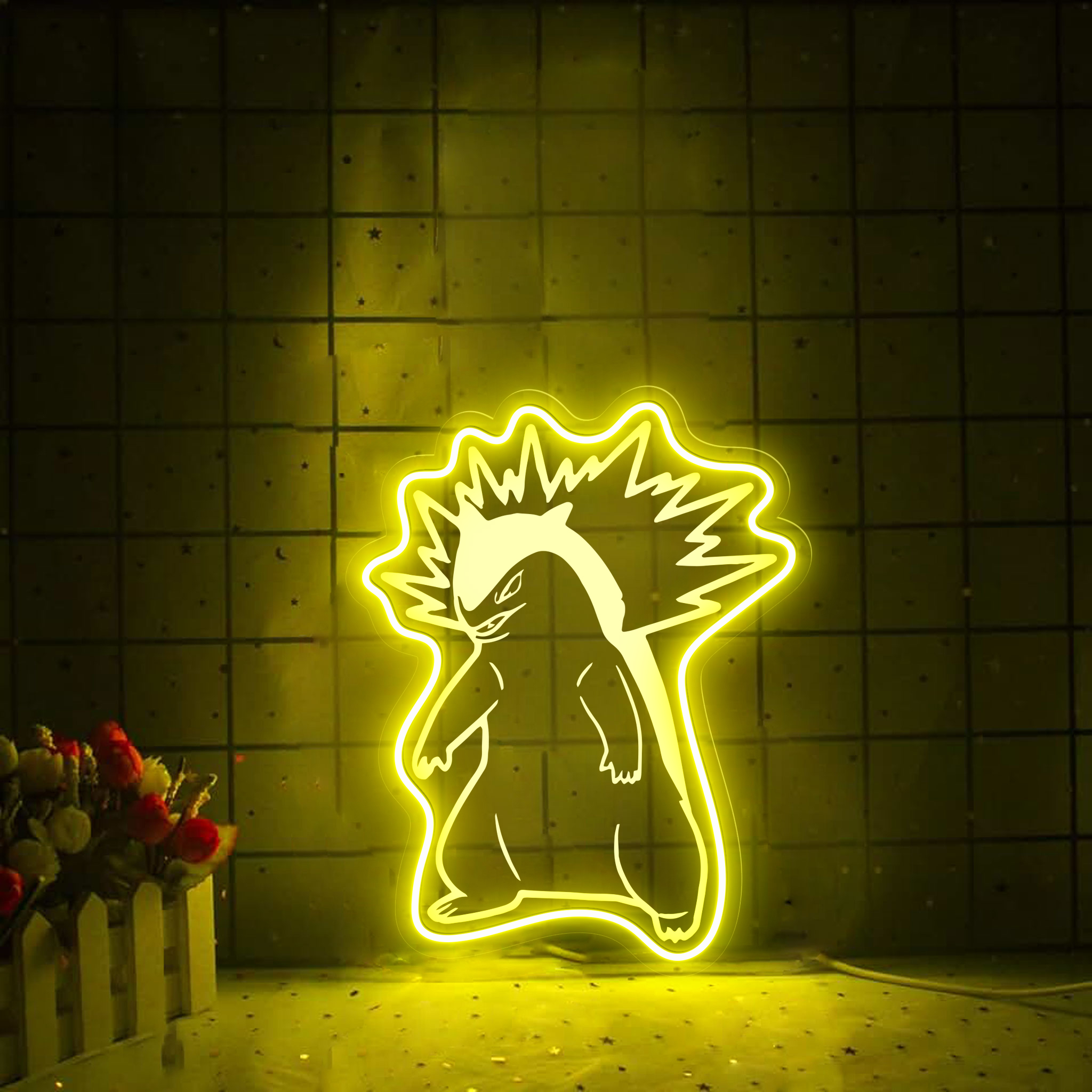 Typhlosion Pokemon Laser Signs