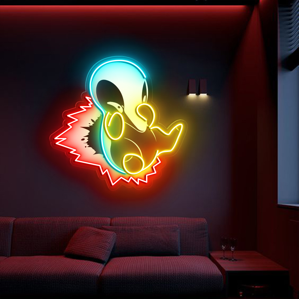 Cyndaquil Pokemon Laser Signs