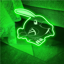 Natu Pokemon Laser Sign